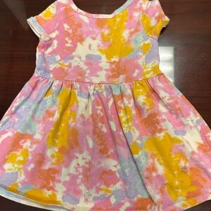 🌿10/$10🌿Cat & Jack Pink and Yellow Tie-Dye Dress